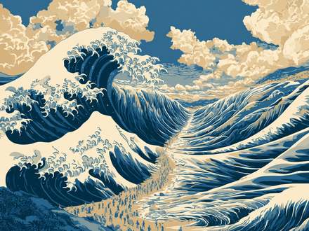 The waters were a wall